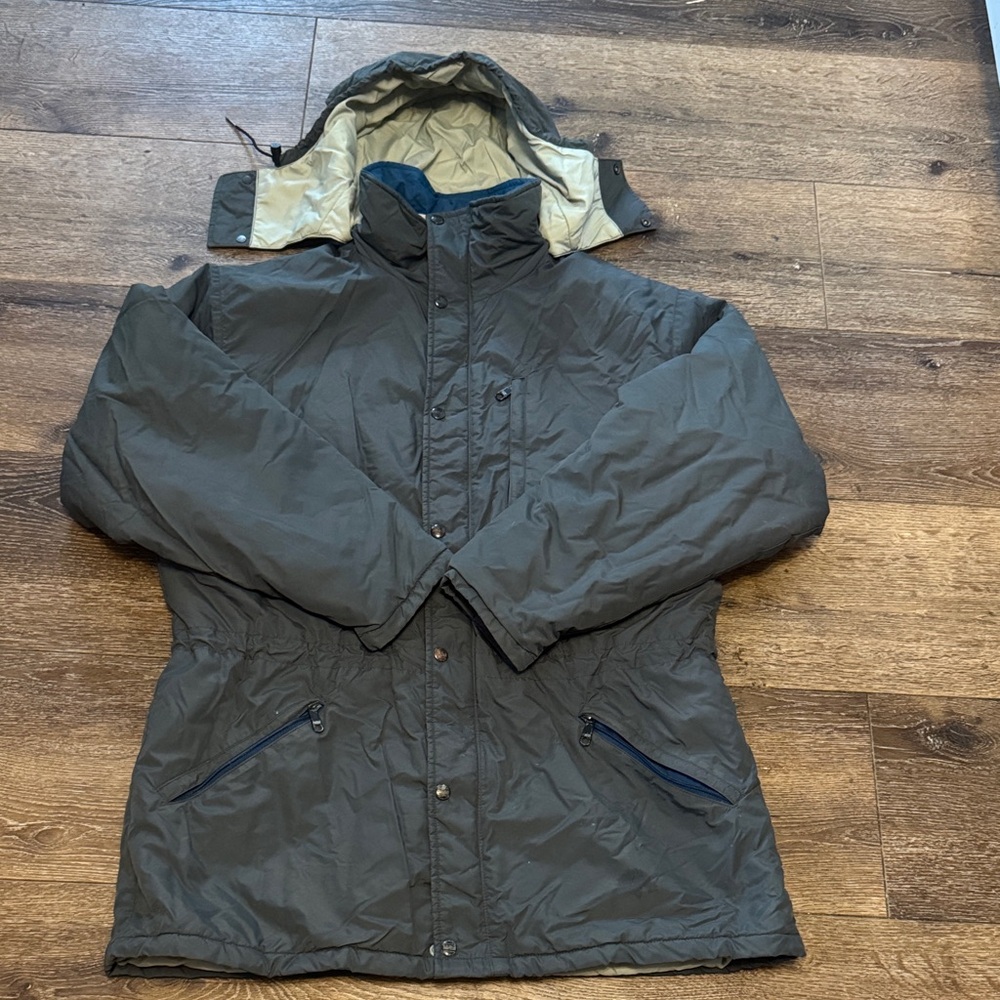 Vintage L.l. Bean men’s Gray Hooded Jacket large
